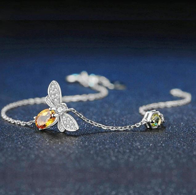 Auric Jewellers Bracelet Queen Bee Bracelet in Sterling Silver