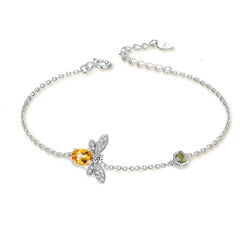 Auric Jewellers Bracelet Sterling Silver Queen Bee Bracelet in Sterling Silver